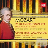 Mozart: 21 Klavierkonzerte / Konzerte fur 2 Klaviere / Christian Zacharias/Marie-Luise Hinrichs (9CD)