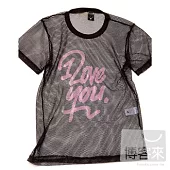 2NE1 / 2NE1 I LOVE YOU網眼潮T
