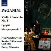 PAGANINI: Violin Concerto No. 5, I palpiti / Ivan Pochekin(violin), Dmitry Yablonsky(conductor) Russian Philharmonic Orchestra