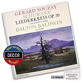 SCHUMANN: LIEDERKREIS OP.39 GERARD SOUZAY / Gerard Souzay, Baritone Dalton Baldwin, Piano