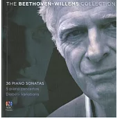 Beethoven 36 piano sonatas and 5 piano concertos / Gerard Willems (14CD+1DVD limited edition)