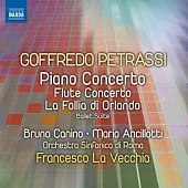 PETRASSI: Piano Concerto, Flute Concerto / Canino, Ancillotti, Rome Symphony Orchestra, La Vecchia