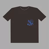 小球(莊鵑瑛) / 巴斯特耳朵 - 短袖T-shirt 黑(black) 成人 L