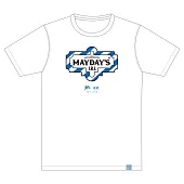 [Just Rock It 2019 藍 BLUE 巡迴演唱會 鳥巢場限定周邊商品] 五月天 / BLUE Mayday 白T - XL