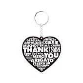 赤西仁周邊商品--愛心造型鑰匙圈 (黑色)