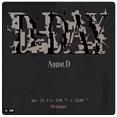 閔玧其 AGUST D (BTS/SUGA) - D-DAY 專輯 WEVERSE版 (韓國進口版)