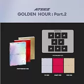 ATEEZ - 11TH MINI ALBUM GOLDEN HOUR : PART.2 POCA版 隨機版 (韓國進口版)
