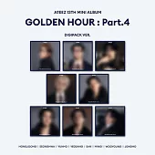 ATEEZ - [GOLDEN HOUR PART.4] 迷你十三輯 DG八版合購 (韓國進口版)