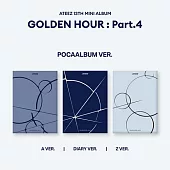 ATEEZ - [GOLDEN HOUR PART.4] 迷你十三輯 POCA三版合購 (韓國進口版)