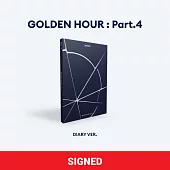 ATEEZ - [GOLDEN HOUR PART.4] 迷你十三輯 【DIARY版】美版親筆簽名 (美國進口版)