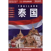 世界熱點國家地圖：泰國(大字版)