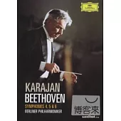 貝多芬:交響曲4-6號/卡拉揚 (指揮) 柏林愛樂 DVD