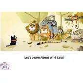 Let’s Learn About Wild Cats!英語有聲繪本 (電子書)