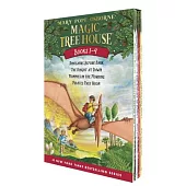 神奇樹屋 1-4集盒裝英文故事書Magic Tree House #1-4