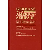 Germans to America (Series II), October 1848-December 1849: Lists of Passengers Arriving at U.S. Ports