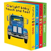 Bright Baby Touch & Feel Slipcase 2: Includes Words, Colors, Numbers, and Shapes