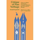 Critique of Pure Verbiage