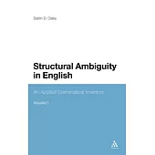 Structural Ambiguity in English 2 Volume Set