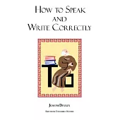 How to Speak and Write Correctly