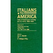 Italians to America, July 1887 - June 1889: Lists of Passengers Arriving at U.S. Ports