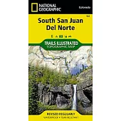 National Geographic Trails Illustrated Topographic Map South San Juan / Del Norte, Colorado