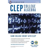 CLEP(R) College Algebra Book + Online