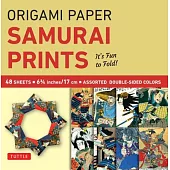 Origami Paper Samurai Prints Small 6 3/4