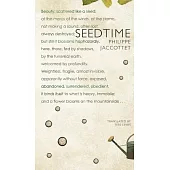 Seedtime: Notebooks, 1954-79