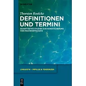 Definitionen Und Termini