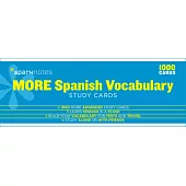 More Spanish Vocabulary Study Cards