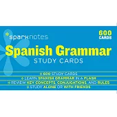 Spanish Grammar Sparknotes Study Cards