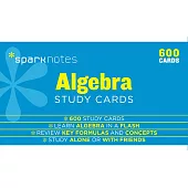 Algebra Sparknotes Study Cards