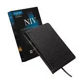 Holy Bible: New International Version, Black Calf Split Leather, Pitt Minion Reference