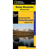 Best Easy Day Hiking Guide and National Geographic Trails Illustrated Topographic Map Rocky Mountain National Park