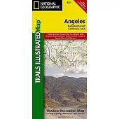 Angeles National Forest, California, USA Outdoor Recreation Map