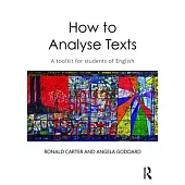 How to Analyse Texts: A Toolkit for Students of English