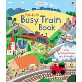 Pull-back Busy Train Book