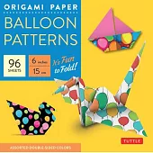 Origami Paper Balloon Patterns, 96 Sheets