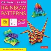 Origami Paper - Rainbow Patterns - 6