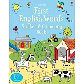 First English Words Sticker and Colouring Book