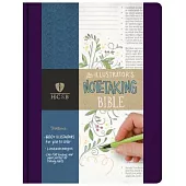 The Holy Bible The Illustrator’s Notetaking Bible: Holman Christian Standard, Purple Linen