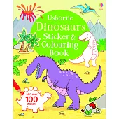 Dinosaurs Sticker and Colouring Book