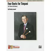 Four Duets for Timpani: For Three to Six Drums: Grade Level 3-4 (Medium to Medium Difficult)