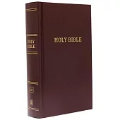 The Holy Bible: King James Version, Burgundy, Red Letter Edition, Pew Bible