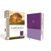 Amplified Study Bible, Imitation Leather, Purple