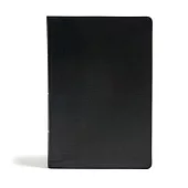 The Holy Bible: Christian Standard Bible, Super Giant Print Reference, Black Leathertouch