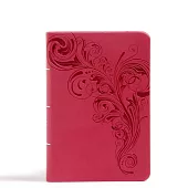 Holy Bible: Christian Standard Bible, Reference Bible, Pink Leathertouch