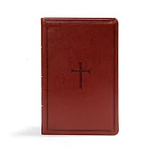 Holy Bible: Christian Standard Bible, Ultrathin Reference Bible, Brown Leathertouch