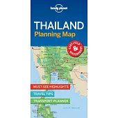 Lonely Planet Thailand Planning Map
