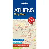 Lonely Planet Athens City Map: Walking Tour, Travel Tips, Must-see Highlights